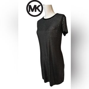 Michael Kors Studded T-Shirt Dress Short Sleeve w/ Front Pocket Women’s medium